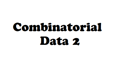 Combinatorial Data 2